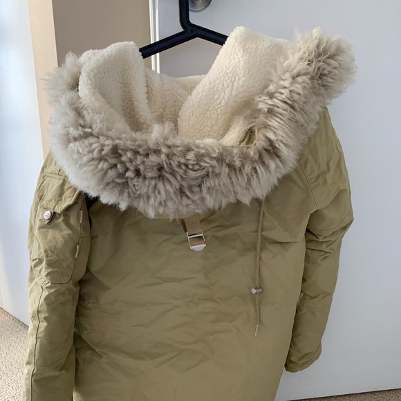 SAINTPAIN Parka Jacket in Beige (Small) - Picture 4 of 7